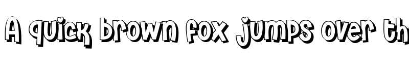 Preview of House Easter Shadow Shadow font