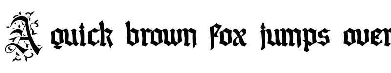 Preview of House of the Dragon Black font