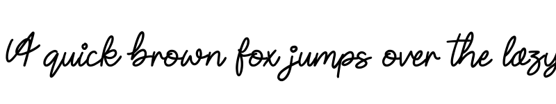 Preview of House Party Regular font