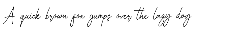 Preview of House Signature Script Regular font