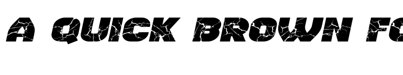Preview of Housebreak Ext Grunged Italic font