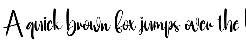 Preview of Housewife Regular font