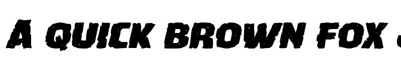 Preview of Howlin' Mad Expanded Italic Expanded Italic font