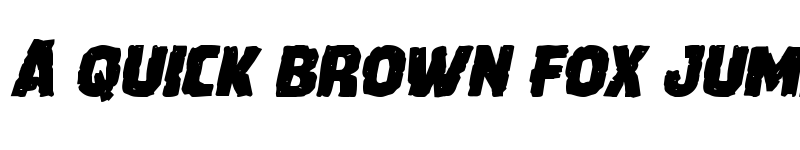 Preview of Howlin' Mad Italic Italic font