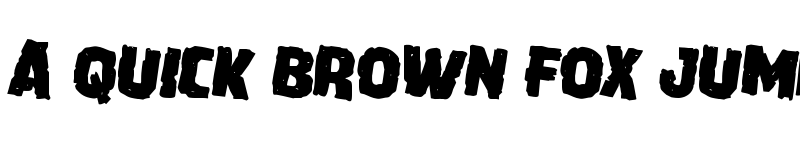 Preview of Howlin' Mad Rotated 2 Regular font