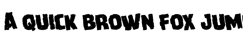 Preview of Howlin' Mad Rotated Regular font