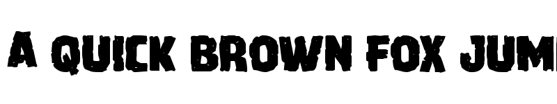 Preview of Howlin' Mad Staggered Regular font