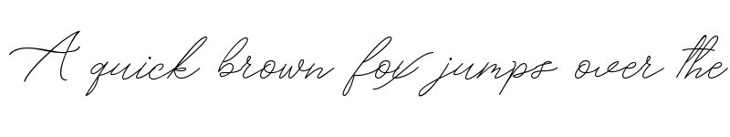 Preview of HT Velvet Whisper Script font