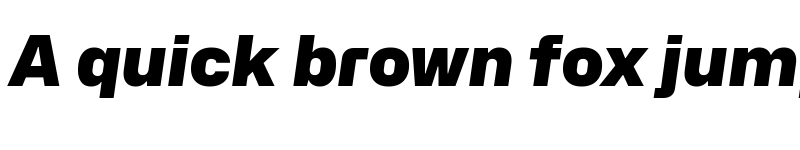 Preview of Hubot-Sans Black Italic font
