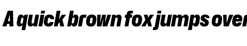 Preview of Hubot-Sans Black Narrow Italic font