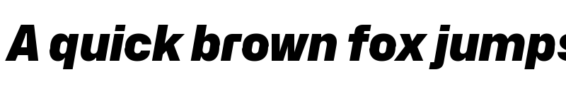 Preview of Hubot-Sans Black Semi Italic font