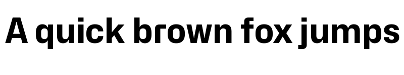 Preview of Hubot-Sans Bold Semi font