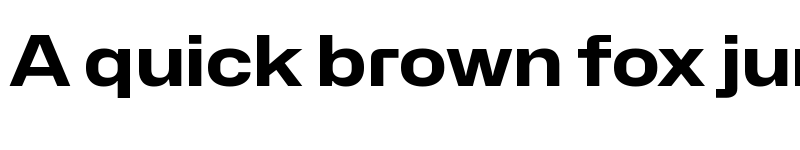 Preview of Hubot-Sans Bold Wide font