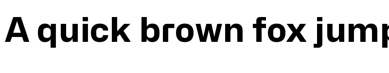 Preview of Hubot-Sans Bold font