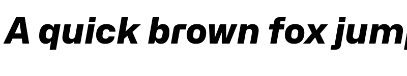 Preview of Hubot-Sans ExtraBold Italic font