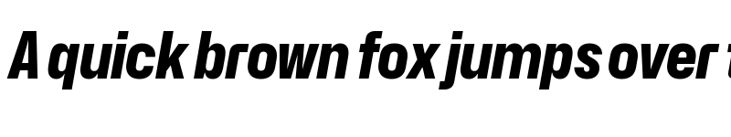 Preview of Hubot-Sans ExtraBold Narrow Italic font