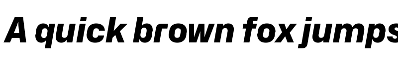 Preview of Hubot-Sans ExtraBold Semi Italic font