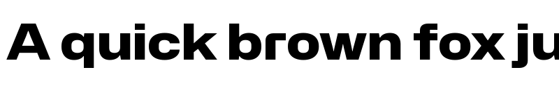 Preview of Hubot-Sans ExtraBold Wide font