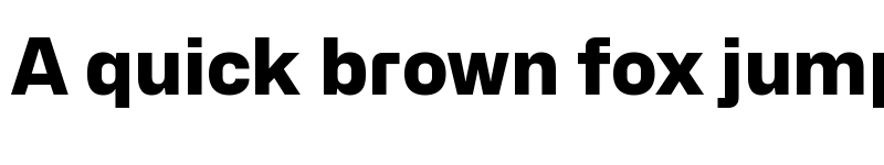 Preview of Hubot-Sans ExtraBold font