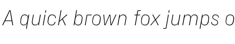 Preview of Hubot-Sans ExtraLight Semi Italic font