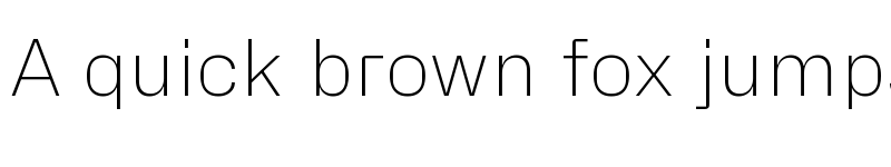 Preview of Hubot-Sans ExtraLight font