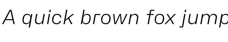 Preview of Hubot-Sans Light Italic font