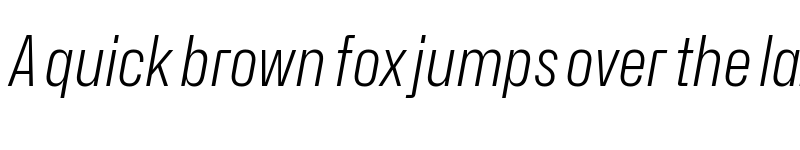 Preview of Hubot-Sans Light Narrow Italic font