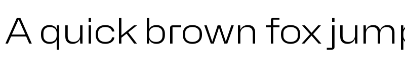 Preview of Hubot-Sans Light Wide font