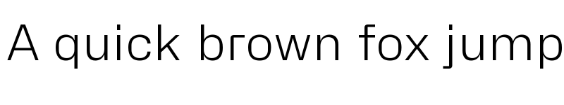 Preview of Hubot-Sans Light font