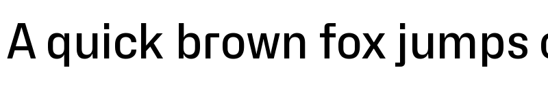 Preview of Hubot-Sans Medium Semi font