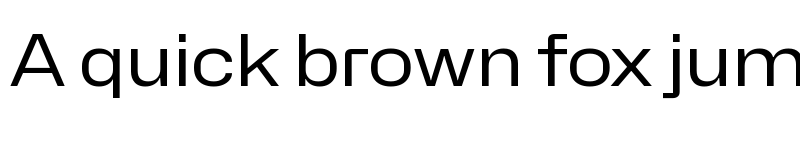 Preview of Hubot-Sans Regular Wide font