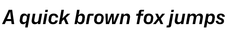 Preview of Hubot-Sans SemiBold Semi Italic font