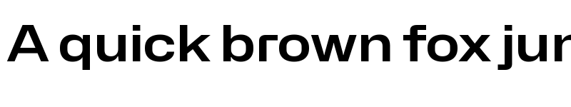 Preview of Hubot-Sans SemiBold Wide font