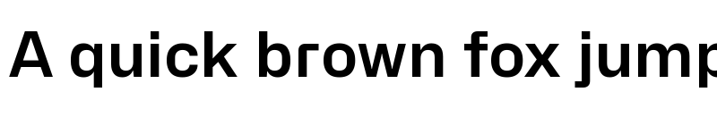 Preview of Hubot-Sans SemiBold font