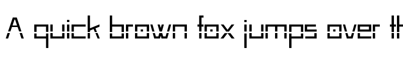 Preview of HUECO Regular font