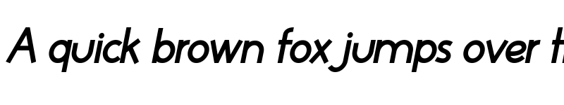 Preview of Huelic Bold Italic font