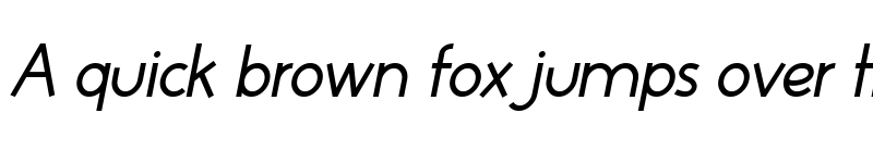 Preview of Huelic Italic font