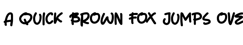 Preview of HugeBoy Regular font