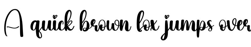 Preview of Hugging Regular font