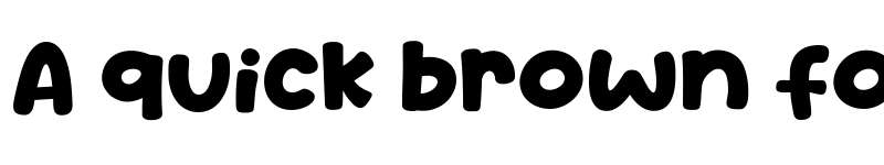 Preview of Hugmate Regular font