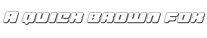 Preview of Hula Hoop Girl 3D Italic Italic font