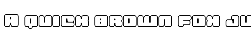 Preview of Hula Hoop Girl Bold Outline Bold Outline font