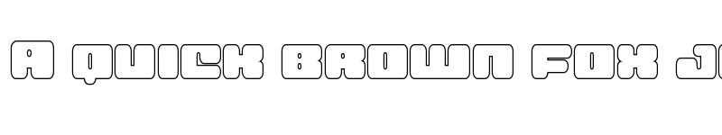 Preview of Hula Hoop Girl Outline Outline font