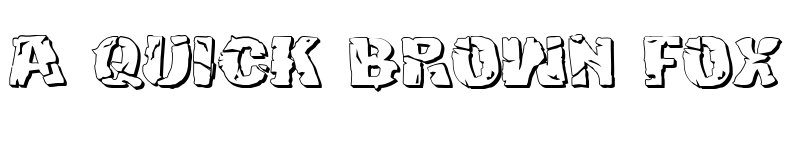 Preview of Hulkbusters 3D Regular font