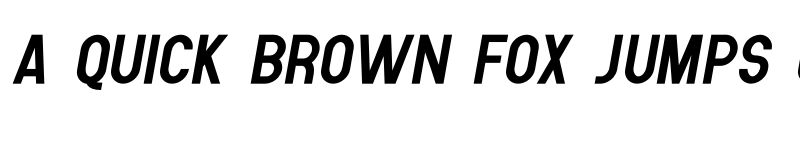 Preview of Human Bold Italic font