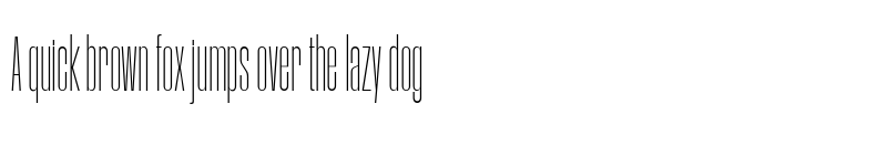 Preview of Humane Thin font