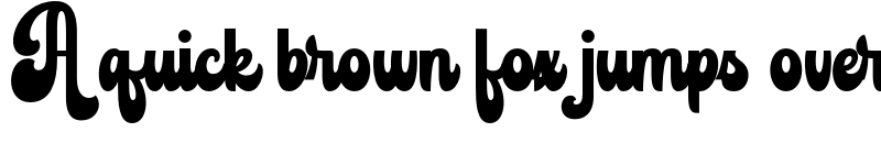 Preview of Hunderland Regular font