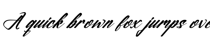 Preview of Huntesla Gloficka Italic font