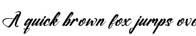 Preview of Huntesla Gloficka Regular font