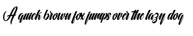 Preview of Hunting Regular font